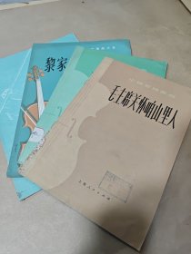 小提琴独奏曲—毛主席关怀咱山里人、迎来春色、黎家代表、大庆【共4册】