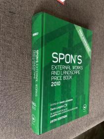 SPON'S EXTERNAL WORKS AND LANDSCAPE PRICE BOOK 2010