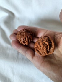 文玩核桃原色核桃盘玩狮子头三角白精品男士女士手把件