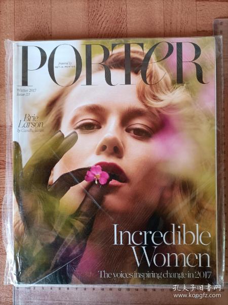 【Brie Larson专区】PORTER 2017年冬季刊 总第23期 时尚杂志