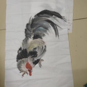 国画   公鸡（手绘）