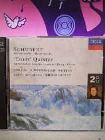 舒伯特《钢琴五重奏“鳟鱼”/阿佩乔尼奏鸣曲/八重奏等》【原版进口2CD】