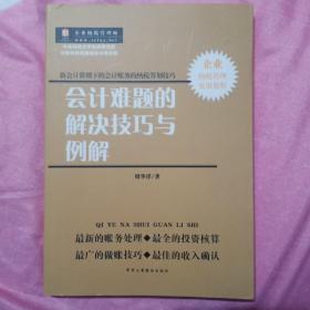 会计难题的解决技巧与例解