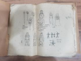 古代服饰设计图，七八十年代版画，木板水印（39张）