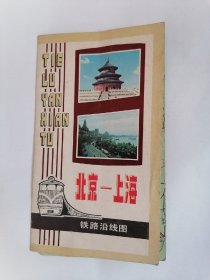 老地图：（1982年版）北京一一上海铁路沿线图