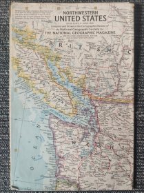National Geographic国家地理杂志地图系列之1960年4月 Northwestern U.S. 美国西北部地图