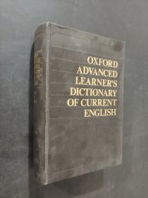 OXFORDADVANCEDLEARNER'SDICTIONARYOF CURRENTENGLISH