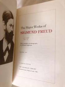 富兰克林25周年版 1981年 《弗洛伊德作品集》卷一、二  The Works of Freud Franklin Library 真皮精装限量版