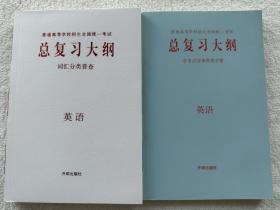 【正版】2023新高考总复习大纲英语词汇分类普查+全考点分条普查方案共2本合售