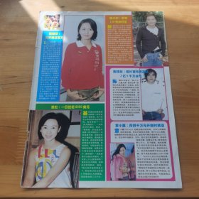 陶大宇16开彩页，章小蕙翁虹陈晓东梁咏琪 （袋12）