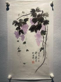 计燕荪 70*38cm，托片 著名女画家，师从周怀民先生