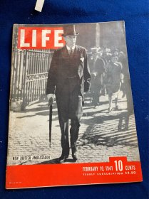 1941年2月美国生活杂志，Life Magazine，著名教会大学燕京大学专题，燕京大学校长司徒雷登，燕京大学校园生活纪实，燕京大学学生支持抗战，抗战前最后一批燕京大学毕业生，燕大教师队伍在做弥撒，燕大古建彩图