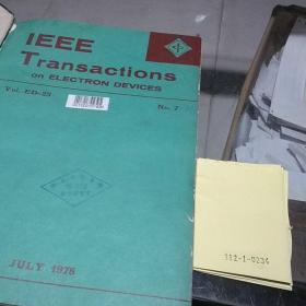Ieee Transactions on ELECTRON DEVICES1978.7-12