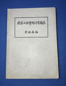 民国26年 初版 黄祖淼 编 《建筑工程实用计算图表》平装 一厚册全