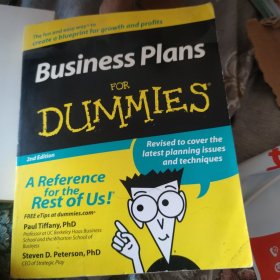 Business Plans for Dummies 傻瓜书-商业计划