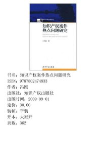 知识产权案件热点问题研究