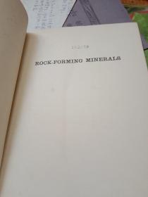 ROCK FORMING MINERALS VOLUME FOUR