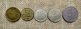 俄罗斯硬币5枚 oz0115