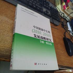 中国能源中长期（2030、2050）发展战略研究：节能·煤炭卷