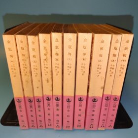 金瓶梅 中国古典文学 全10册 日文原版64开文库本 岩波文庫 ，1974年版