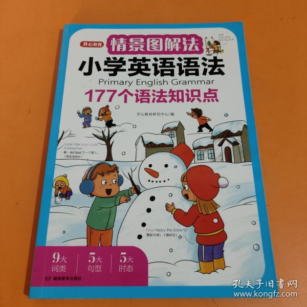 情景图解法小学英语语法视频讲解版三四五六年级思维导图学音标单词句型公式词性时态大全 开心教育