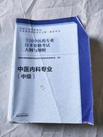 全国中医药专业技术资格考试大纲与细则.中医内科专业（中级）