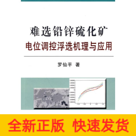 難選鉛鋅硫化礦電位調(diào)控浮選機(jī)理與應(yīng)用\羅仙平