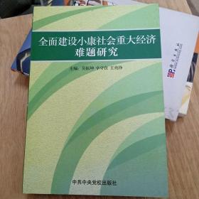 全员建设小康社会重大经济难题研究