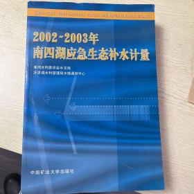 2002~2003年南四湖应急生态补水计量