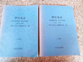 送审稿《罗江县志》1912-2007上下册
