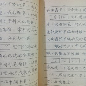 学生钢笔字帖 私藏品如图看图看描述 重庆出版社1982/2一版一印