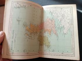 1912年精装原版   世界及其世界上的人    极多图片地图