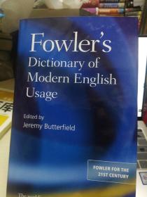 Fowler's Dictionary of Modern English Usage (现代英语用法福勒词典）
