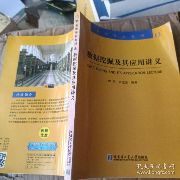 数据挖掘及其应用讲义/高等学校教材13