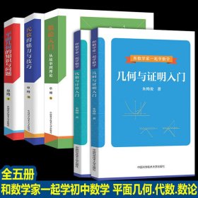 全五册 数论入门+几何与证明入门+代数的魅力与技巧+平面几何的知识与问题