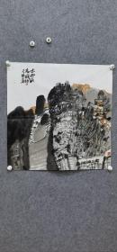钟秋演，中国美术家协会69x69cm
