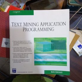 Text Mining Application Programming（英文原版，带光盘）