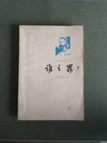 谁之罪？