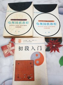 电视围棋教程（上、下）+ 初段入门 •共3册合售