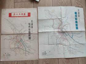 天津市市区电汽车线路图两张不同