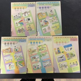 现代幼儿园系列教材 教师用书 ：小班上下学期+中班下学期+大班上下学期 全五册 【5本合售】