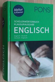德文书 PONS Schülerwörterbuch Klausur- und Abiturausgabe Englisch: Englisch-Deutsch / Deutsch-Englisch.