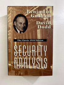 Security Analysis: The Classic 1934 Edition 格雷厄姆《证券分析》经典1934年版（1996年英文版）16（精装如图）