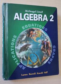 英文原版书 McDougal Littell Algebra 2: Student Edition (C) 2004