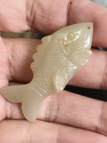老和田玉小鱼