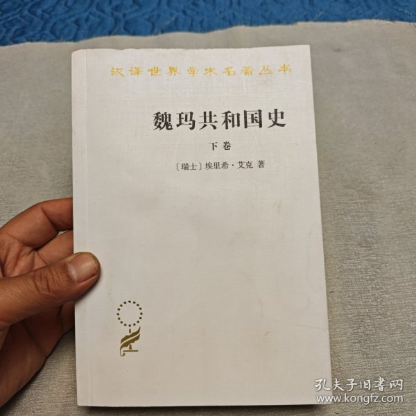 魏玛共和国史（下卷）（汉译名著19）