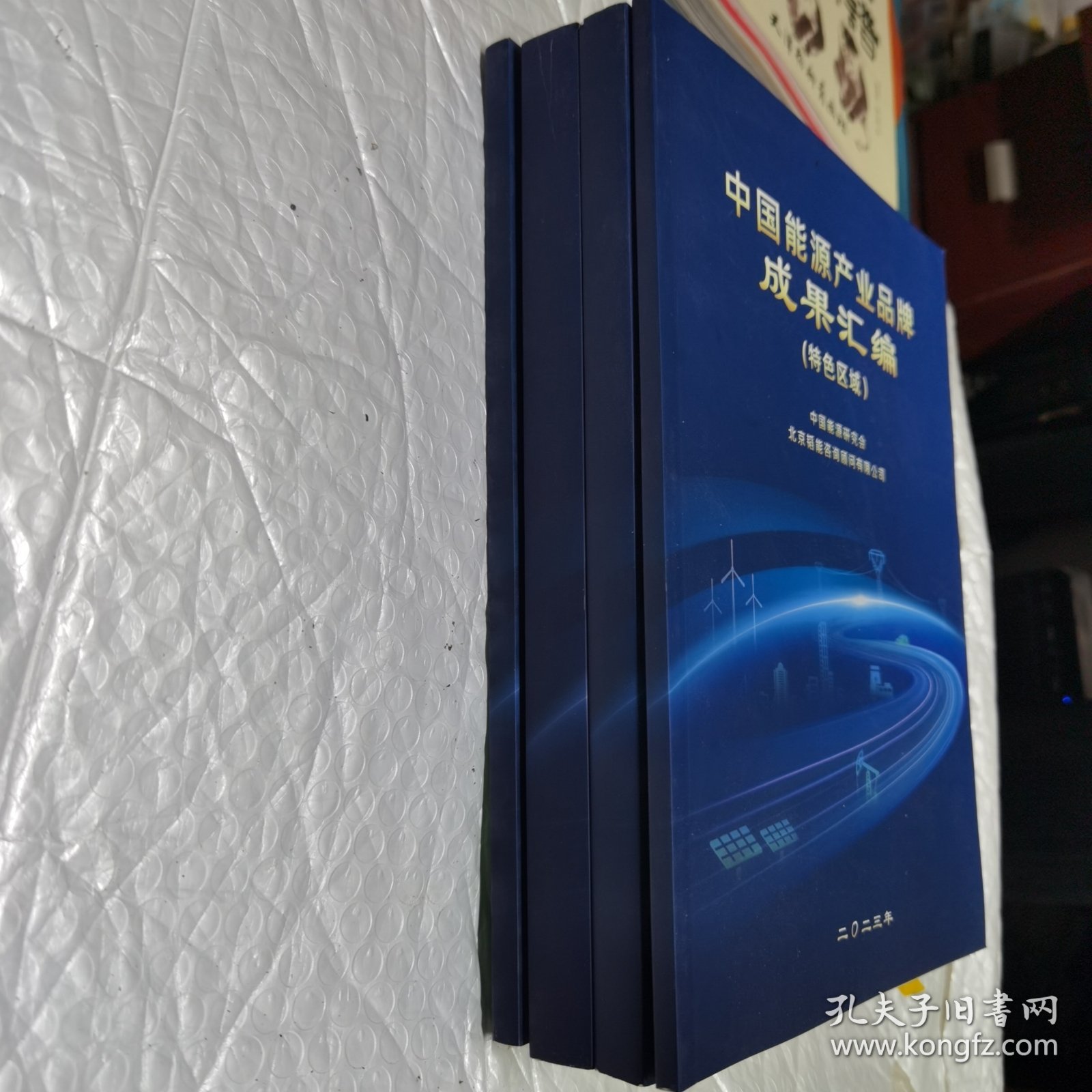 中国能源产业品牌成果汇编 特色区域 工程项目 技术产品 品牌文化 4本合售 无字迹