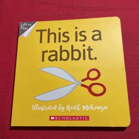 This is a rabbit  (英文原版童书）