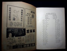 桃坞中学41级校刊（广告页有2页损伤）