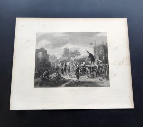 12张钢版画：来自1836年的钢版画集《英国与外国流派一流大师绘画画廊》